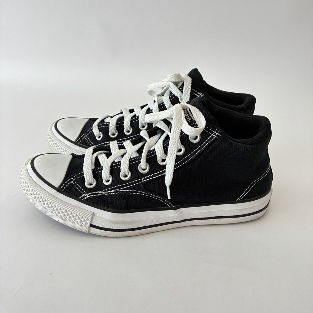 Converse Chuck Taylor All Star Malden Street Mid Canvas Sneakers Black Men's 7 - Picture 10 of 13